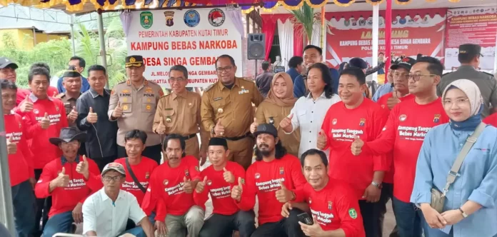Launching Desa Singa Gembara sebagai Kampung Bebas Narkoba
