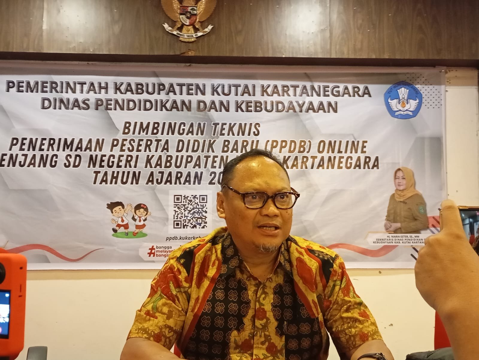 Patahangi, Kasi Penjaminan dan Mutu Kelembagaan Sekolah Dasar Dinas Pendidikan dan Kebudayaan Kutai Kartanegara.