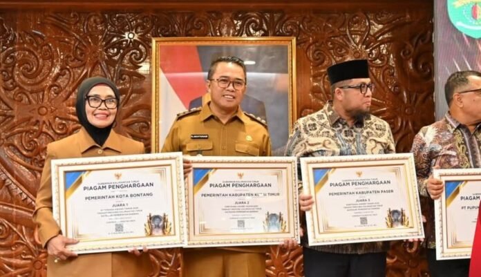 Luar Biasa, Pemkot Bontang Raih Juara 1 Paritrana Award Provinsi Kaltim Tahun 2025