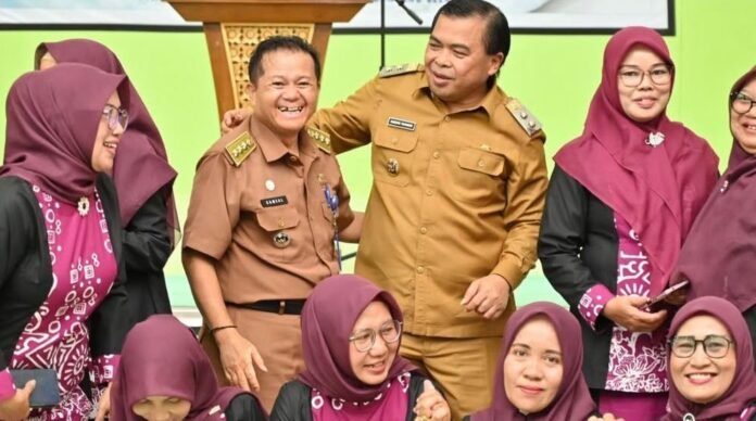 Acara purna tugas Camat Bontang Selatan, Kamsal, pada Selasa 30 September 2025