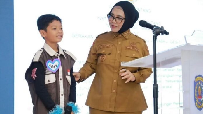 Wali Kota Bontang, Neni Moerniaeni, saat membuka acara Jambore Ajang Kreativitas Generasi Berencana (Genre) Kota Bontang Tahun 2025