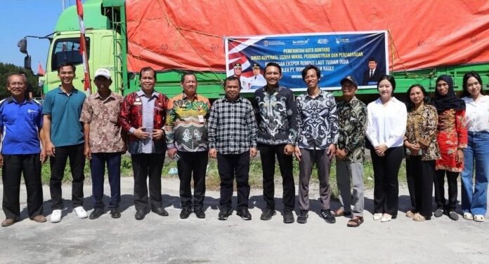 Wawali Kota Bontang lepaskan ekspor rumput laut, Jumat 29 Agustus 2025 (dok: prokompim)